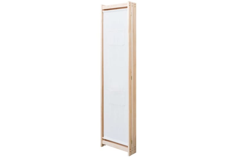 3-Panels Rumdeler 120 X 170 X 4 Cm Stof Cremefarvet - Creme - Boligtilbehør - Rumdelere - Skærmvæg