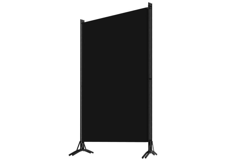 3-Panels Rumdeler 260 x 180 cm Sort - Boligtilbehør - Rumdelere - Skærmvæg