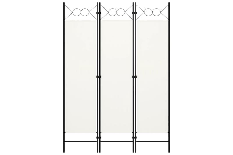 3-Panels Rumdeler 120x180 cm Hvid - Boligtilbehør - Rumdelere - Skærmvæg