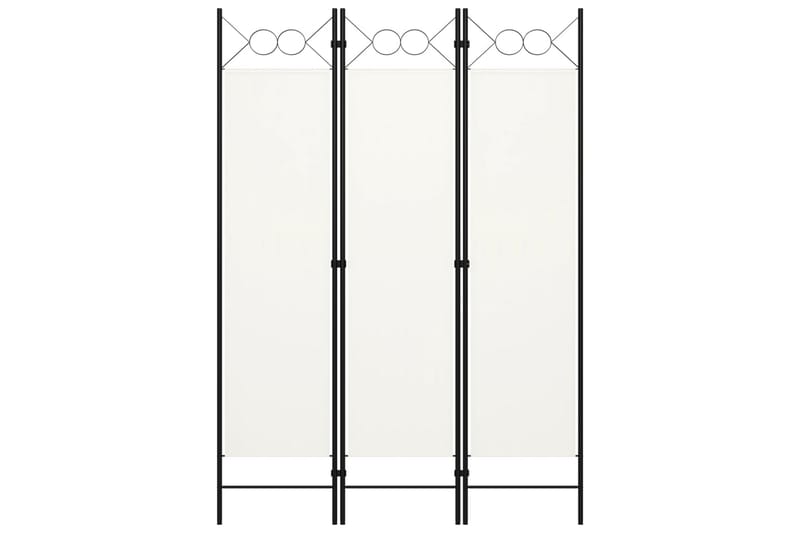 3-Panels Rumdeler 120x180 cm Hvid - Skærmvæg - Rumdelere