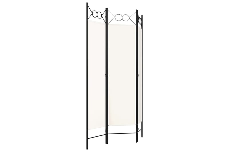 3-Panels Rumdeler 120x180 cm Hvid - Boligtilbehør - Rumdelere - Skærmvæg