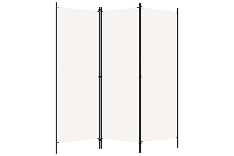 3-Panels Rumdeler 150 x 180 cm Hvid - Skærmvæg - Rumdelere