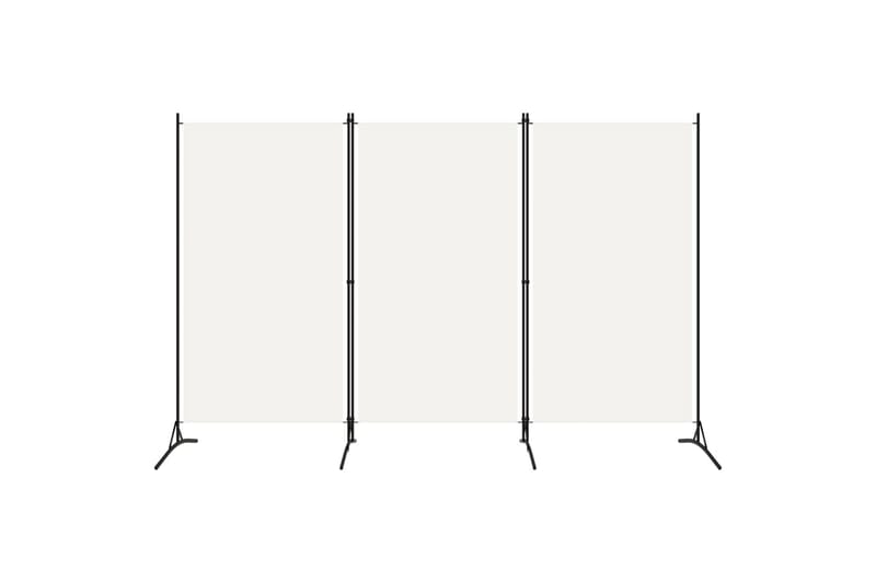 3-Panels Rumdeler 260 x 180 cm Hvid - Skærmvæg - Rumdelere