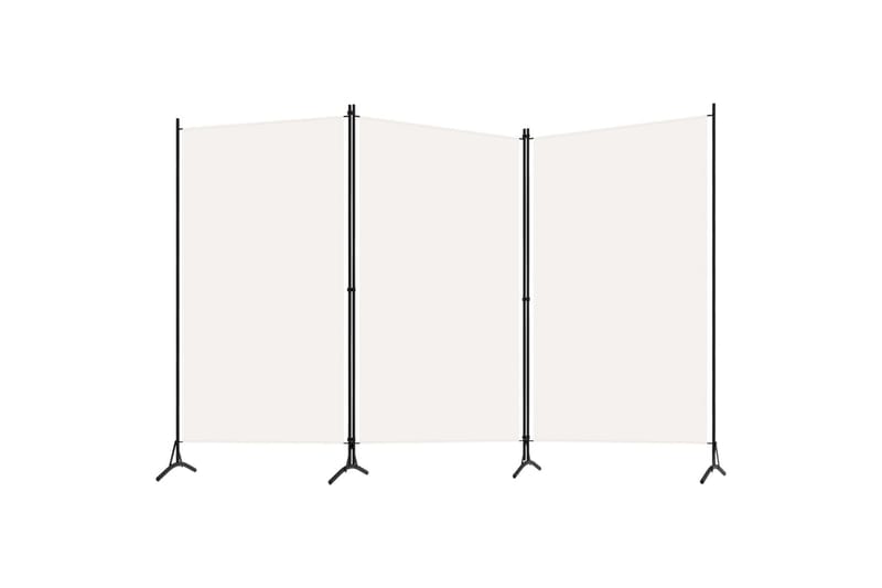 3-Panels Rumdeler 260 x 180 cm Hvid - Boligtilbehør - Rumdelere - Skærmvæg