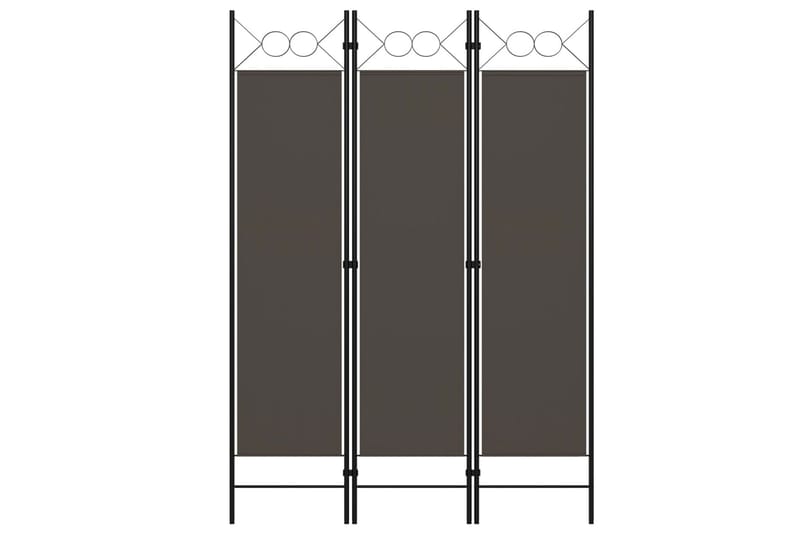 3-Panels Rumdeler 120x180 cm Antracitgrå - Boligtilbehør - Rumdelere - Skærmvæg
