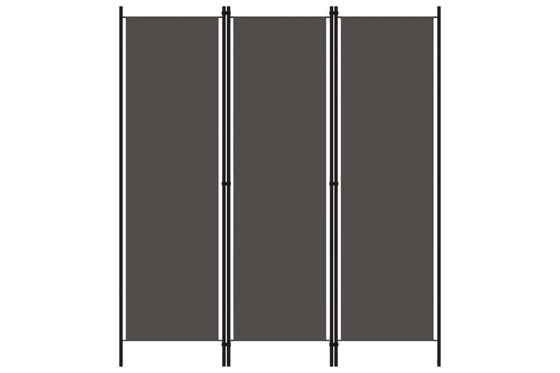 3-Panels Rumdeler 150 x 180 cm Antracitgrå - Boligtilbehør - Rumdelere - Skærmvæg