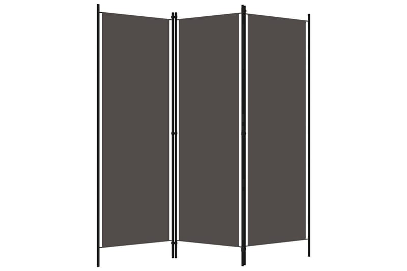 3-Panels Rumdeler 150 x 180 cm Antracitgrå - Boligtilbehør - Rumdelere - Skærmvæg