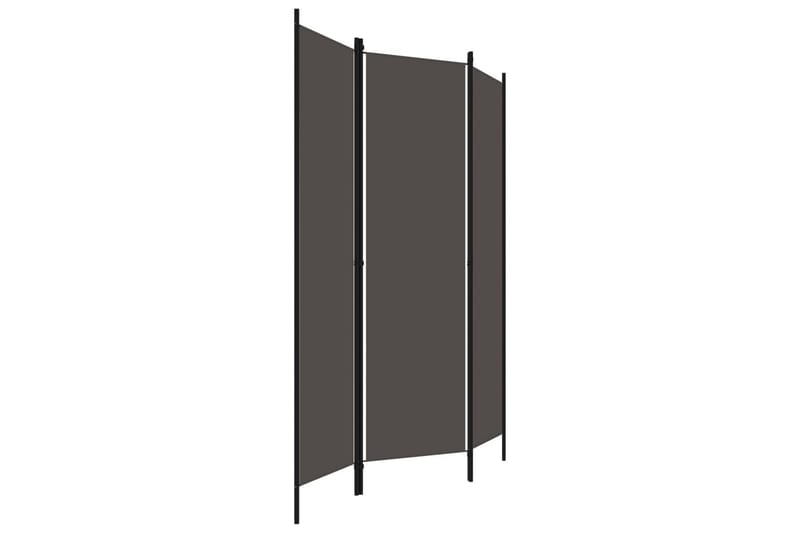 3-Panels Rumdeler 150 x 180 cm Antracitgrå - Boligtilbehør - Rumdelere - Skærmvæg