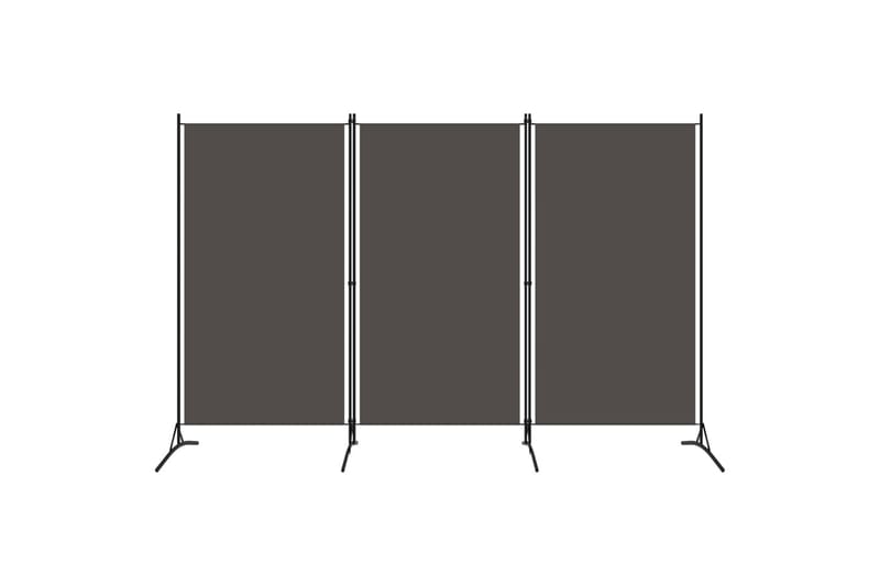 3-Panels Rumdeler 260 x 180 cm Antracitgrå - Skærmvæg - Rumdelere