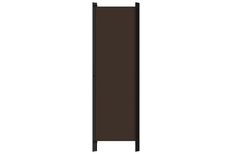 3-Panels Rumdeler 150 x 180 cm Brun - Boligtilbehør - Rumdelere - Skærmvæg