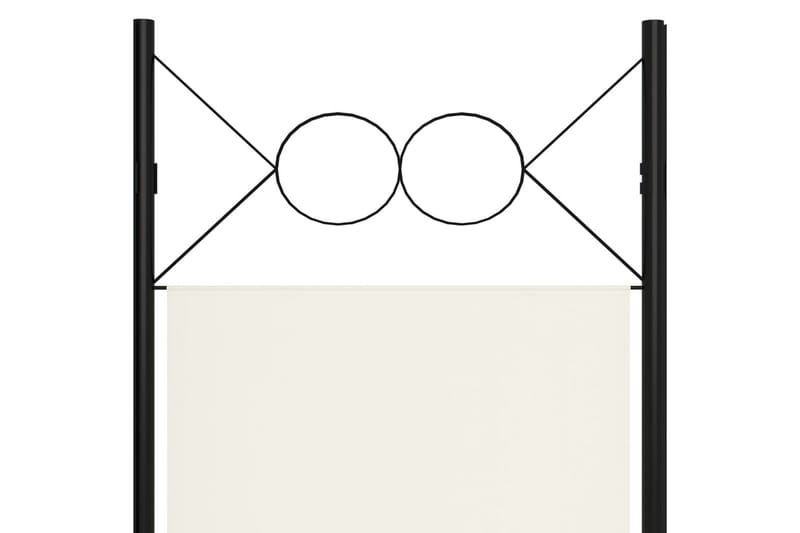 4-Panels Rumdeler 160x180 cm Hvid - Boligtilbehør - Rumdelere - Skærmvæg