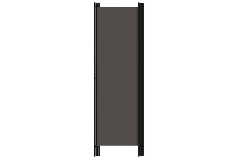 4-Panels Rumdeler 200 x 180 cm Antracitgrå - Skærmvæg - Rumdelere