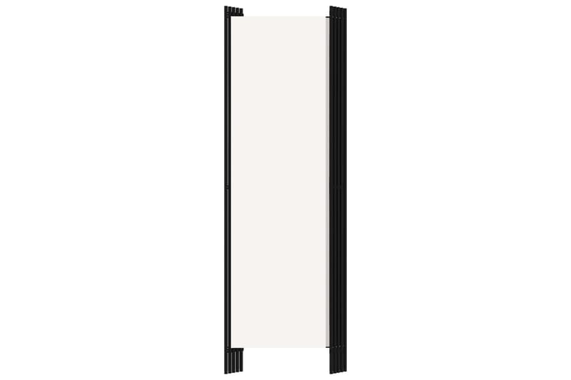 5-Panels Rumdeler 250 x 180 cm Hvid - Boligtilbehør - Rumdelere - Skærmvæg