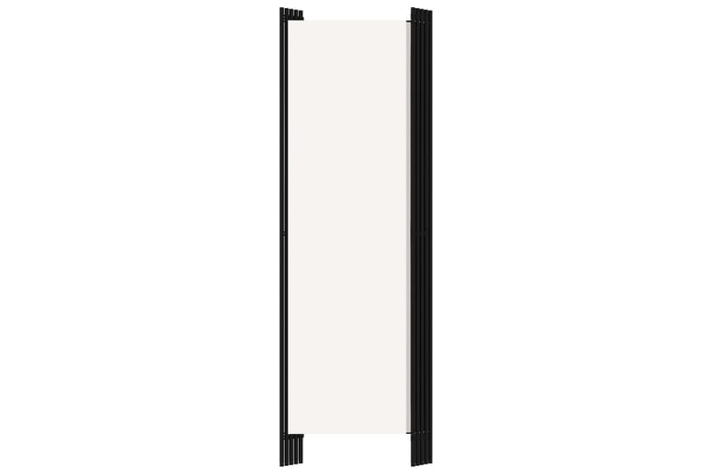 5-Panels Rumdeler 250 x 180 cm Hvid - Skærmvæg - Rumdelere