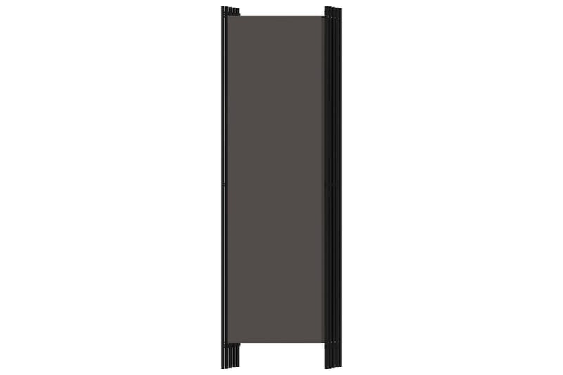 5-Panels Rumdeler 250 x 180 cm Antracitgrå - Boligtilbehør - Rumdelere - Skærmvæg