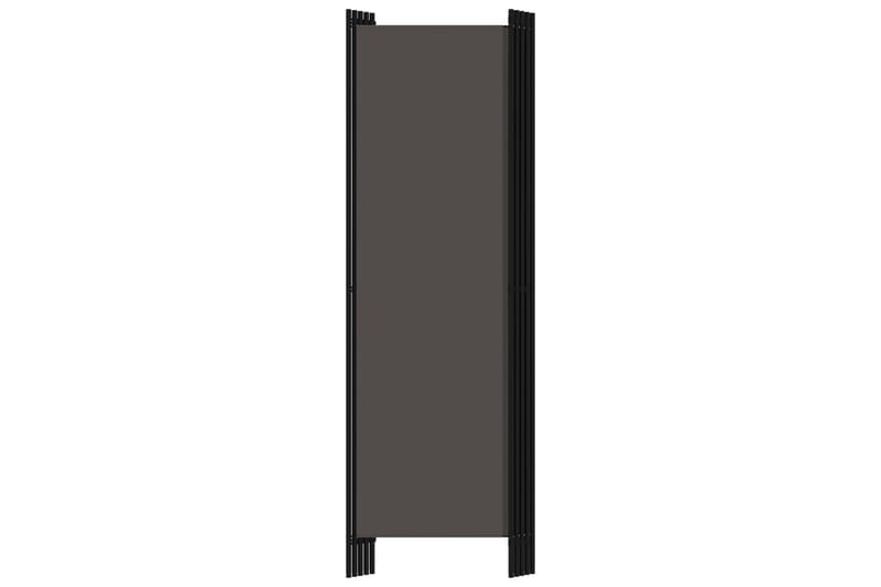 5-Panels Rumdeler 250 x 180 cm Antracitgrå - Skærmvæg - Rumdelere