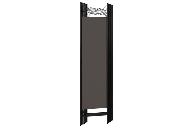 6-Panels Rumdeler 240 x 180 cm Antracitgrå - Boligtilbehør - Rumdelere - Skærmvæg