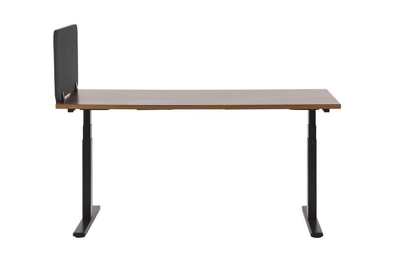 Afskærmning til skrivebord 160x40 cm grå WALLY - Grå - Boligtilbehør - Rumdelere - Afskærmning skrivebord