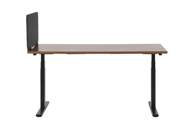 Afskærmning til skrivebord 160x40 cm grå WALLY - Grå - Bordtilbehør - Rumdelere - Afskærmning skrivebord
