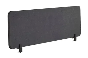 Afskærmning til skrivebord 160x40 cm grå WALLY - Grå - Boligtilbehør - Rumdelere - Afskærmning skrivebord