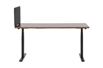 Afskærmning til skrivebord 160x40 cm grå WALLY - Grå - Boligtilbehør - Rumdelere - Afskærmning skrivebord
