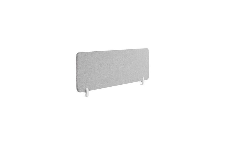 Afskræming til skrivebord 160x40 cm grå WALLY - Grå - Bordtilbehør - Rumdelere - Afskærmning skrivebord