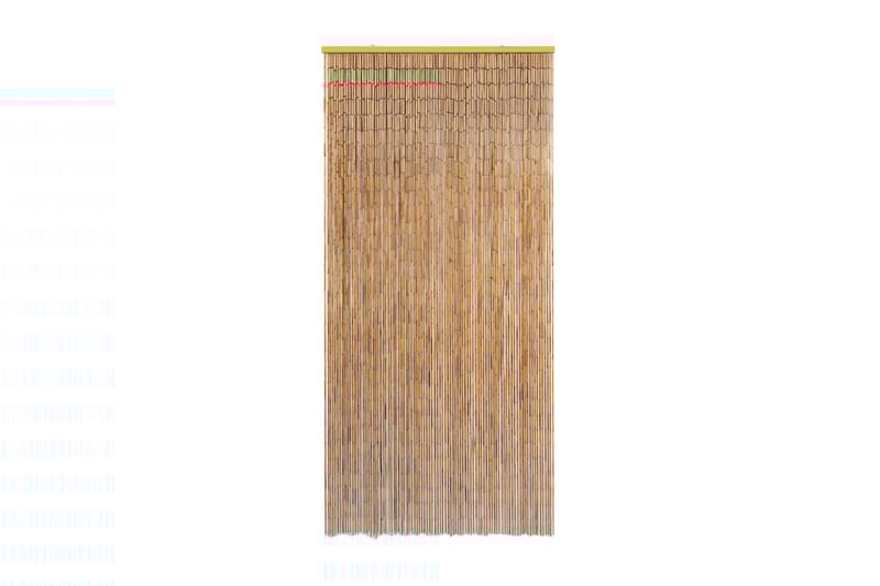 Dørgardin Bambus 90 X 200 Cm - Brun - Boligtilbehør - Rumdelere