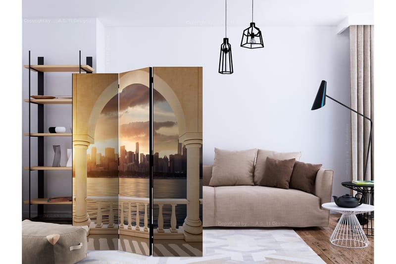 Kadira Rumdeler 135x172 135x172 cm - Artgeist sp. z o. o. - Boligtilbehør - Rumdelere - Foldeskærm