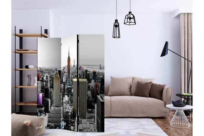 Kadira Rumdeler 135x172 135x172 cm - Artgeist sp. z o. o. - Boligtilbehør - Rumdelere - Foldeskærm