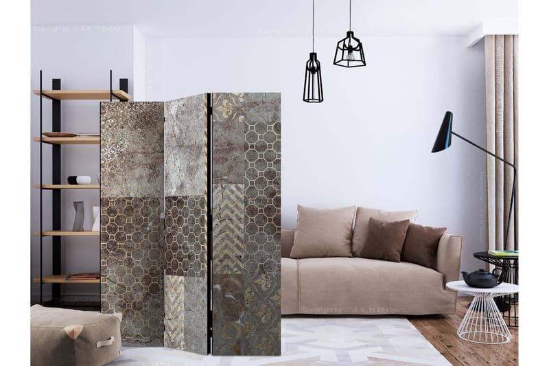 Kadira Rumdeler 135x172 135x172 cm - Artgeist sp. z o. o. - Boligtilbehør - Rumdelere - Foldeskærm