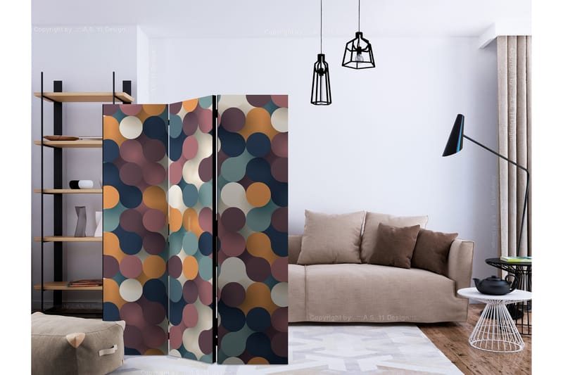 Kadira Rumdeler 135x172 135x172 cm - Artgeist sp. z o. o. - Boligtilbehør - Rumdelere - Foldeskærm