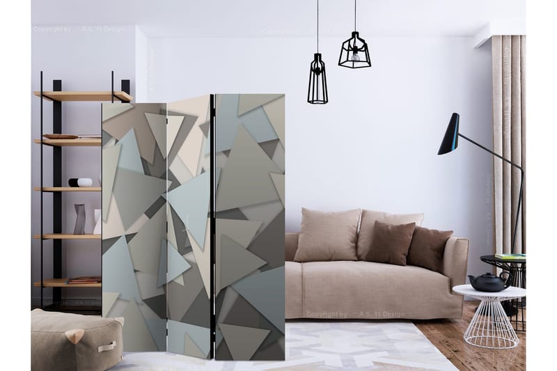 Kadira Rumdeler 135x172 135x172 cm - Artgeist sp. z o. o. - Boligtilbehør - Rumdelere - Foldeskærm