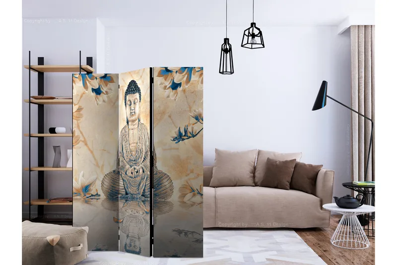 Kadira Rumdeler 135x172 135x172 cm - Artgeist sp. z o. o. - Boligtilbehør - Rumdelere - Foldeskærm