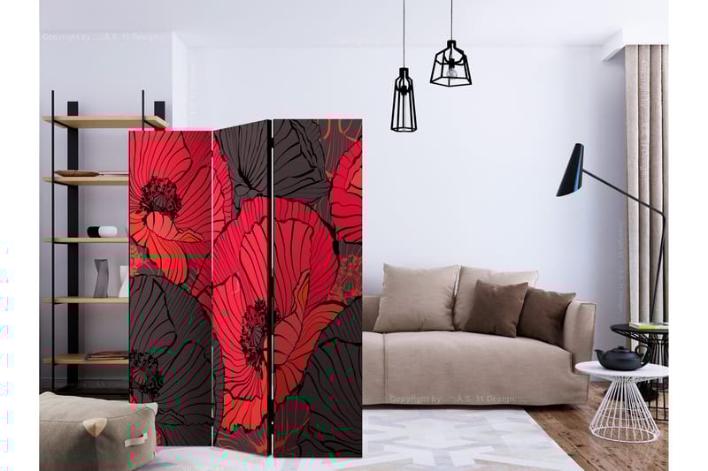 Kadira Rumdeler 135x172 cm - Artgeist sp. z o. o. - Boligtilbehør - Rumdelere - Skærmvæg
