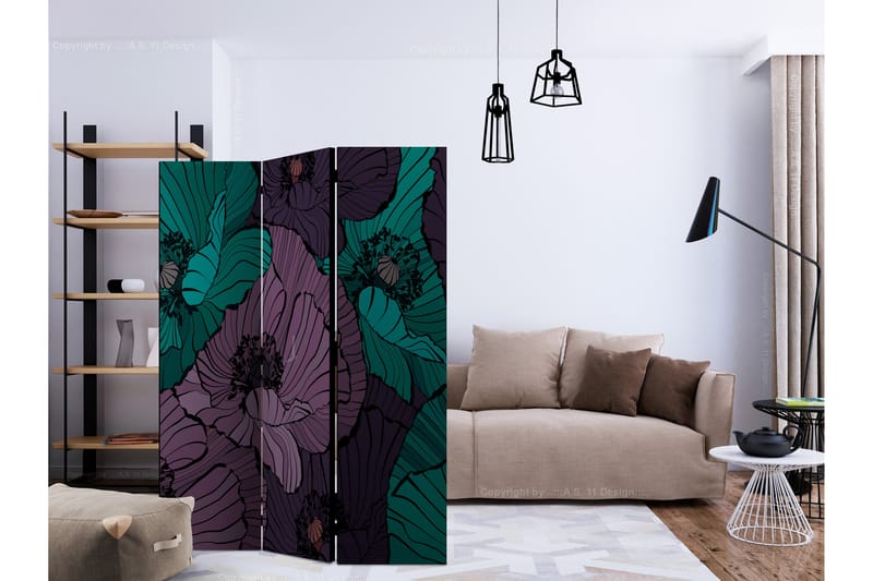 Kadira Rumdeler 135x172 cm - Artgeist sp. z o. o. - Boligtilbehør - Rumdelere - Skærmvæg