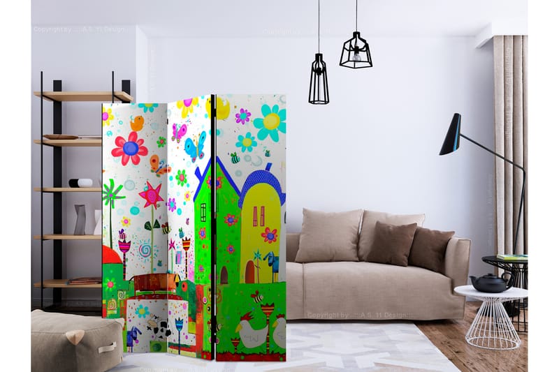 Kadira Rumdeler 135x172 cm - Artgeist sp. z o. o. - Boligtilbehør - Rumdelere - Skærmvæg