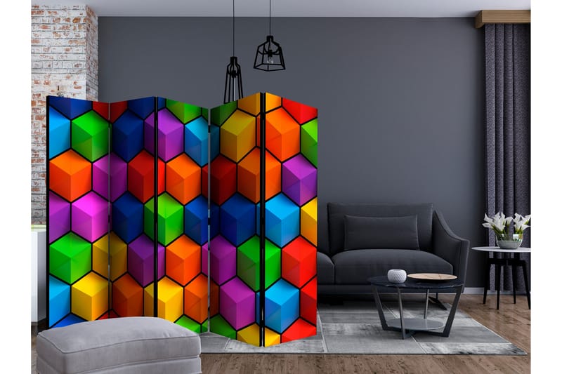 Kadira Rumdeler 225x172 225x172 cm - Artgeist sp. z o. o. - Boligtilbehør - Rumdelere - Foldeskærm