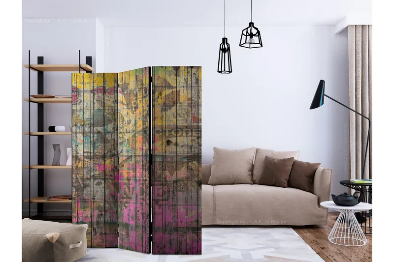 Kadira Rumsavdelare 135x172 cm VALUE_MISSING_1 - Boligtilbehør - Rumdelere - Foldeskærm