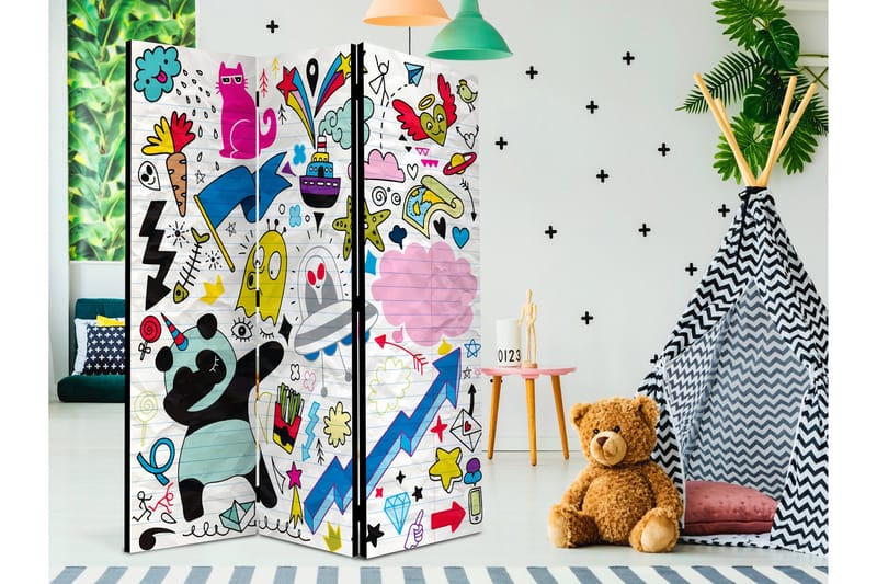 Kadira Rumsavdelare 135x172 cm VALUE_MISSING_1 - Boligtilbehør - Rumdelere - Foldeskærm