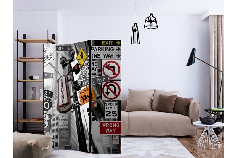 Kadira Rumsavdelare 135x172 cm VALUE_MISSING_1 - Boligtilbehør - Rumdelere - Foldeskærm