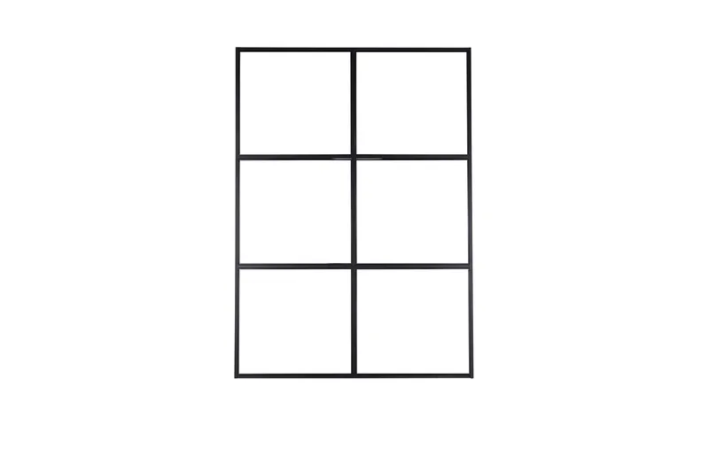 Leif Skærmvæg 150 cm, Sort