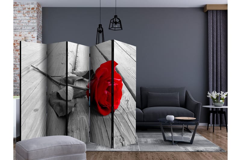 Rumdeler - Abandoned Rose II 225x172 - Artgeist sp. z o. o. - Boligtilbehør - Rumdelere - Foldeskærm