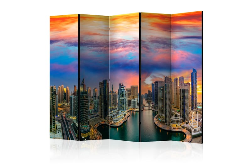 Rumdeler - Afternoon in Dubai II 225x172 - Artgeist sp. z o. o. - Boligtilbehør - Rumdelere - Foldeskærm
