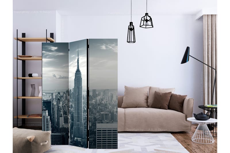 Rumdeler - Amazing view to New York 135x172 - Artgeist sp. z o. o. - Boligtilbehør - Rumdelere - Foldeskærm