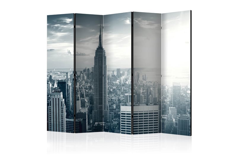 Rumdeler - Amazing view to New York 225x172 - Artgeist sp. z o. o. - Boligtilbehør - Rumdelere - Foldeskærm