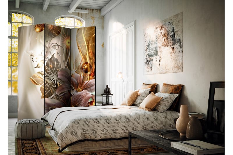 Rumdeler Amber Land 135x172 - Artgeist sp. z o. o. - Boligtilbehør - Rumdelere - Foldeskærm