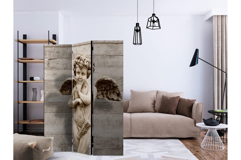 Rumdeler - Angelic Face 135x172 - Artgeist sp. z o. o. - Boligtilbehør - Rumdelere - Foldeskærm