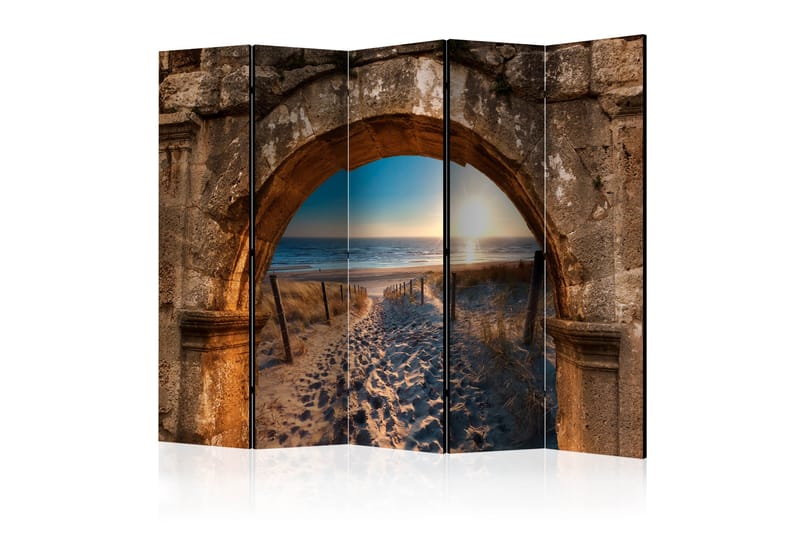 Rumdeler - Arch and Beach II 225x172 - Artgeist sp. z o. o. - Boligtilbehør - Rumdelere - Foldeskærm