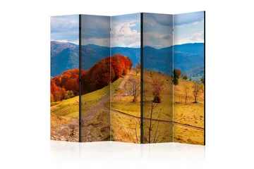Rumdeler - Autumn landscape in the Carpathian 225x172 - Artgeist sp. z o. o. - Boligtilbehør - Rumdelere - Foldeskærm