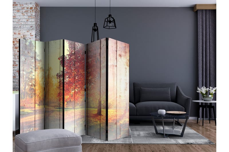 Rumdeler - Autumn Sun II 225x172 - Artgeist sp. z o. o. - Boligtilbehør - Rumdelere - Foldeskærm